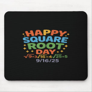 Happy Square Root Day Math Lover Number  Mouse Pad