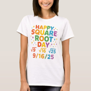 Happy Square Root Day Number happy square root day T-Shirt
