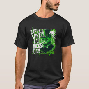Happy St Cat Tricks Day Saint Paddy´s Day Leprecha T-Shirt
