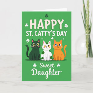 Happy St Cattys Day Sweet Card