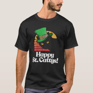 Happy St Catty's! Funny Happy St Patricks Day 80'S T-Shirt