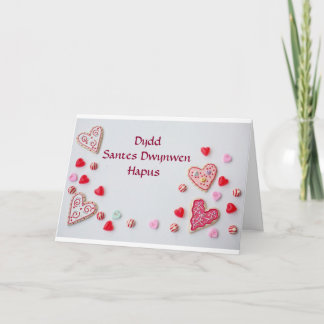Happy St Dwynwen's Day Holiday Card