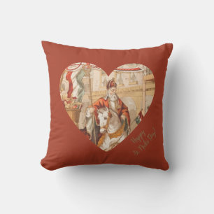 Happy St. Nick's Day St. Nicholas Sinterklaas Cushion