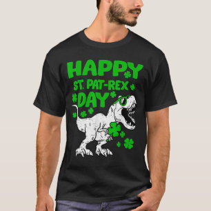 Happy St Pat Rex Day Dino Saurus St Patricks Day B T-Shirt