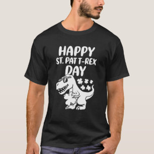 Happy St Pat Rex Day Dino St. Patrick's Day Toddle T-Shirt
