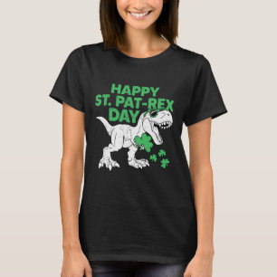 Happy St Pat Rex Day Shirt St Patricks Dinosaur To