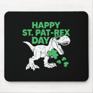 Happy St Pat Rex Day Shirt St Patricks Dinosaur To Mouse Pad
