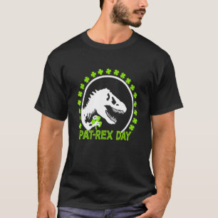 Happy St Pat Rex Day St Patrick Patrex Dinosaur 1 T-Shirt