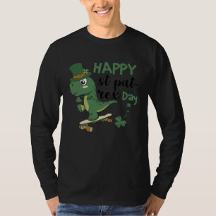Happy St Pat Rex Day St Patricks Dinosaur Toddler  T-Shirt