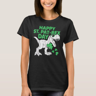 Happy St Pat Rex Day St Patricks Dinosaur Toddler T-Shirt