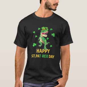 Happy St PaT-Rex Dinosaur Saint Patrick's Day For T-Shirt