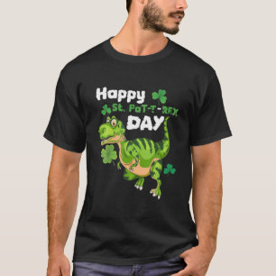 Happy St. PAT REX's Day 2022 Cute Saurus Funny T-Shirt
