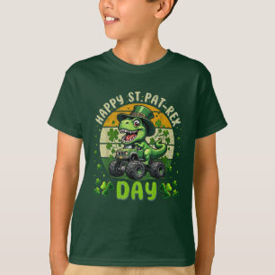 Happy St Pat T-Rex Day Dino St Patricks Day T-Shirt