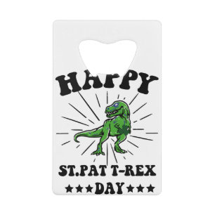 Happy St Pat Trex Day Dino St Patricks Day