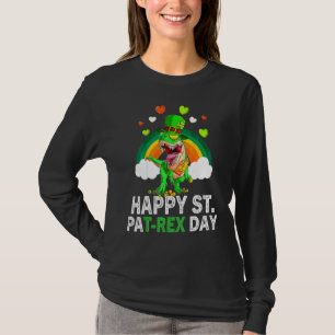 Happy St Pat Trex Day  Dino St Patricks Day Toddle T-Shirt