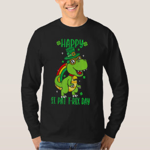 Happy St Pat Trex Day  Dino St Patricks Day Toddle T-Shirt