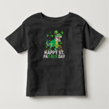 Happy St Pat Trex Day Dinosaur Toddler St Patricks