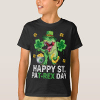 Happy St Pat Trex Day Dinosaur Toddler St Patricks