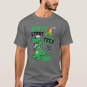Happy St. Pat Trex Day Nurse Dinosaur Patrick's Da T-Shirt