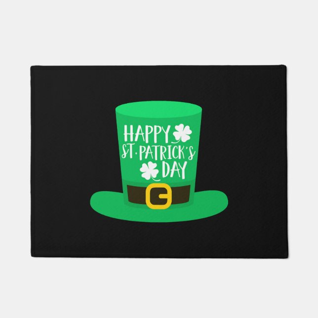 Happy St Patrick Day Doormat (Front)