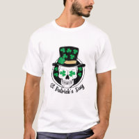 Happy St Patrick Day Skull Skeleton Leprechauns Fu