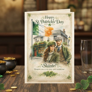 Happy St. Patrick’s Day Card   Vintage Irish