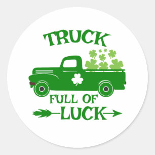 Happy St. Patrick’s Day ☘️🎉 Classic Round Sticker