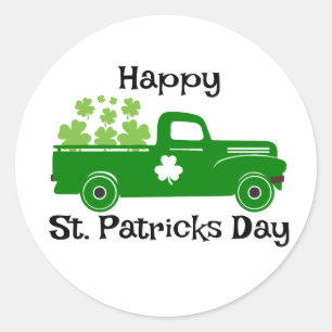 Happy St. Patrick’s Day ☘️🎉 Classic Round Sticker