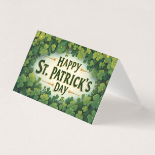 Happy St. Patrick’s Day Clover Art