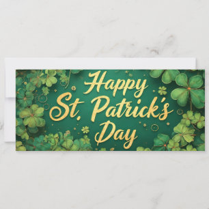 Happy St. Patrick’s Day Clover Design