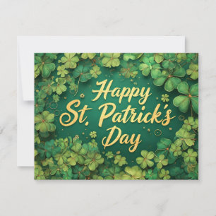 Happy St. Patrick’s Day Clover Design