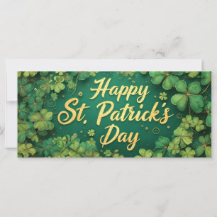 Happy St. Patrick’s Day Clover Design