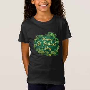 Happy St. Patrick’s Day Clover Design T-Shirt