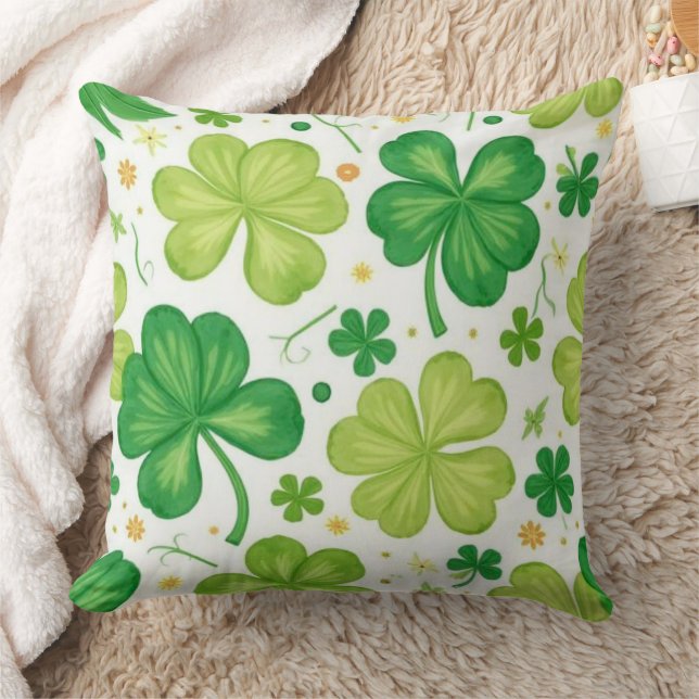Happy St. Patrick’s Day Cushion (Blanket)
