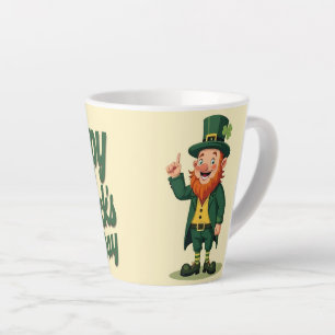 Happy St. Patrick’s Day Cute Leprechaun Latte Mug