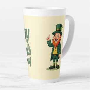 Happy St. Patrick’s Day Cute Leprechaun Latte Mug