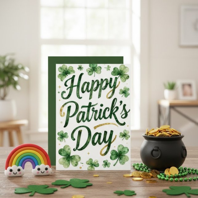 Happy St Patrick’s Day Irish Greeting Card (Creator Uploaded)