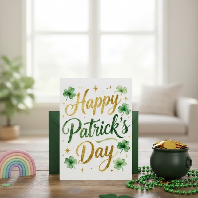 Happy St Patrick’s Day Irish Greeting Card (Creator Uploaded)