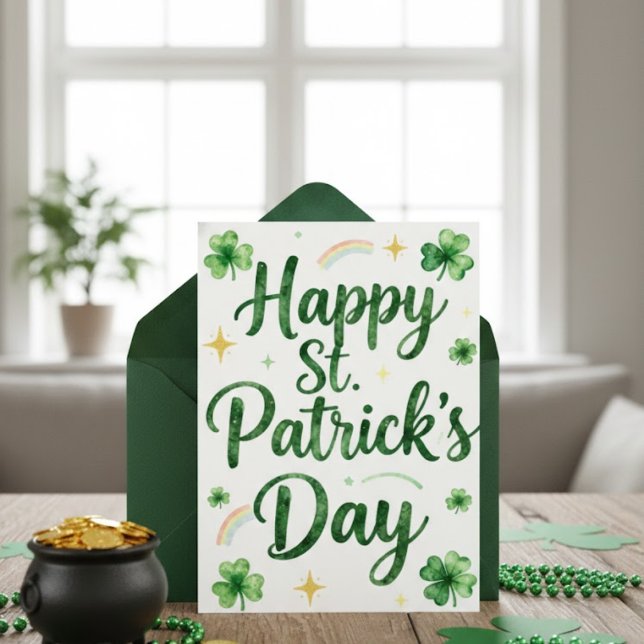 Happy St Patrick’s Day Irish Greeting Card (Creator Uploaded)