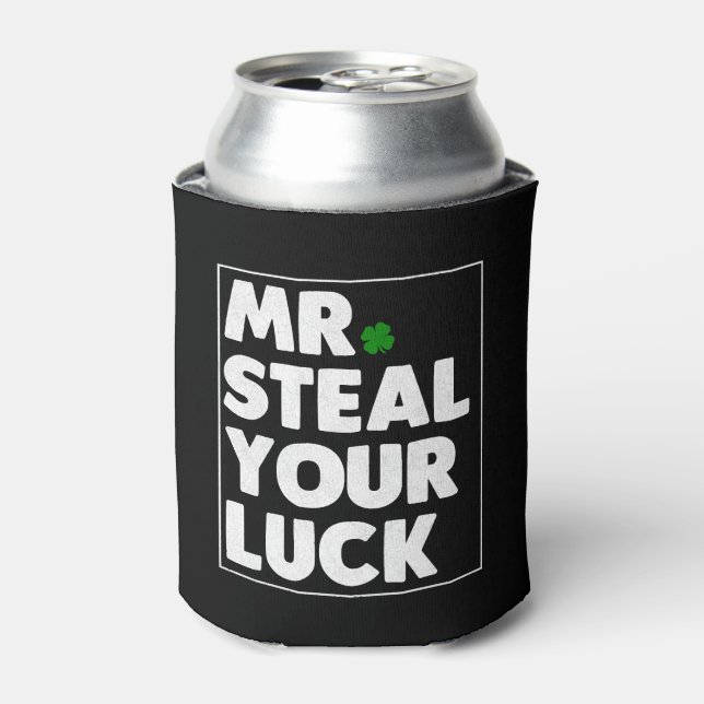 Happy St Patrick s Day Kids Boys Men Can Cooler (Can Front)