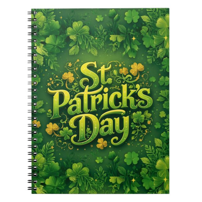 Happy St. Patrick’s Day Notebook (Front)