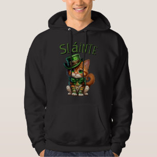 Happy St Patrick s Day Slainte Irish Gaelic Toast Hoodie