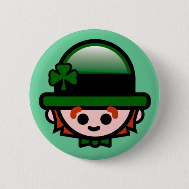 Happy St. Patrick's Button (Front)