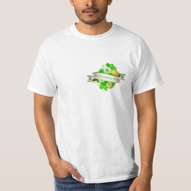 Happy St. Patrick's Day 18 & 20 Shirts Options (Front)