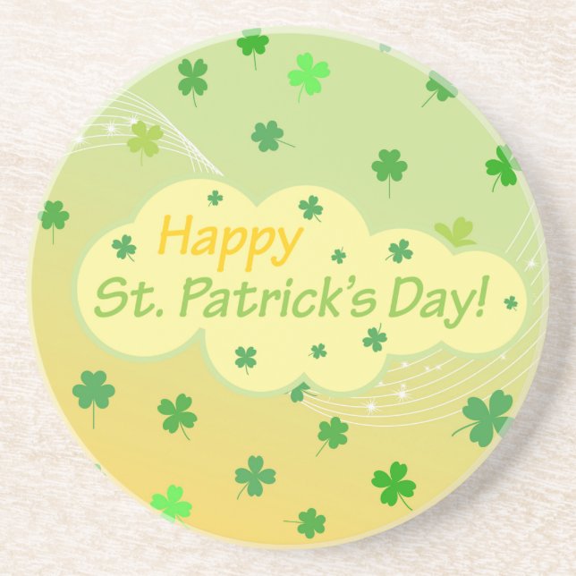 Happy St Patricks Day 1 Coaster (Front)