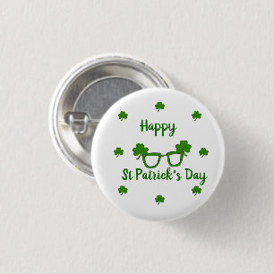 Happy St Patrick's Day 3 Cm Round Badge
