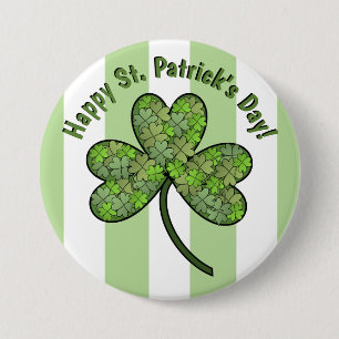 Happy St. Patrick's Day 3-Inch Button