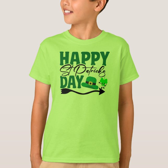 Happy St. Patrick's Day-66592 T-Shirt (Front)