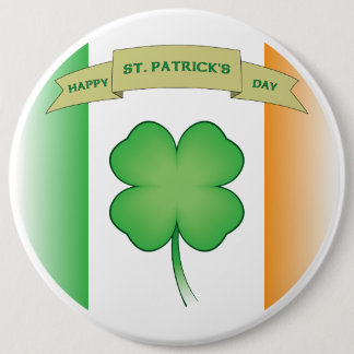 Happy St. Patrick's Day 6 Cm Round Badge