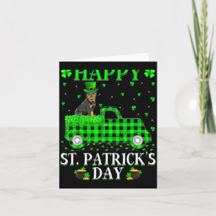 Happy St Patricks Day And Shamrock T Shirt_1  Card